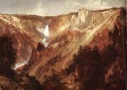 Moran, Thomas Lower falls of the yellowstone France oil painting artist